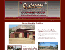 Tablet Screenshot of elcapitaneqcenter.com